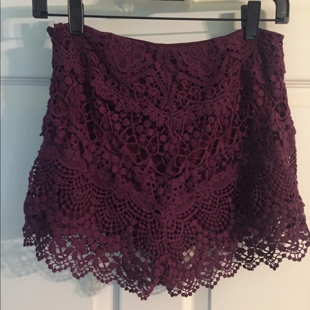 Lace shorts